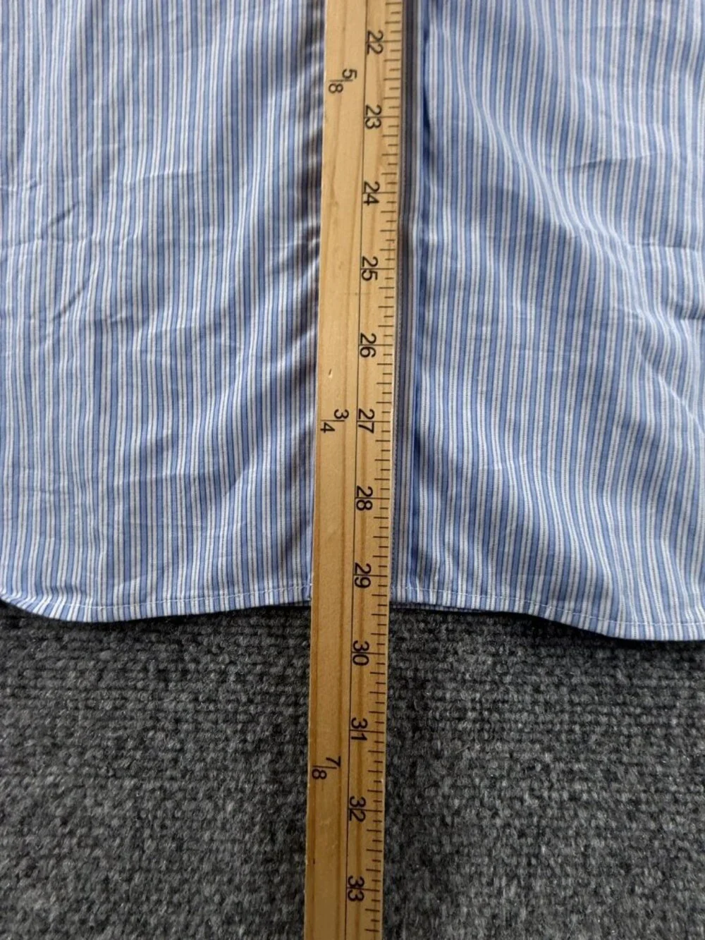 NWT Banana Republic Blue White Striped Small Slim Button Up Poplin $90 Cotton